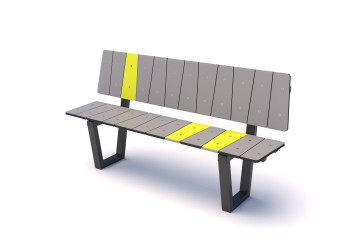 P8003 Ławka Color HDPE | Starmax