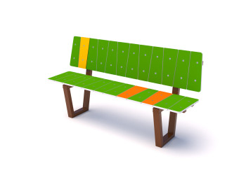 P8003 Ławka Color HDPE | Starmax