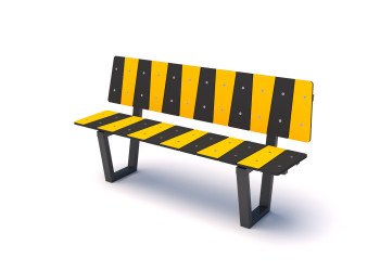 P8003 Ławka Color HDPE | Starmax