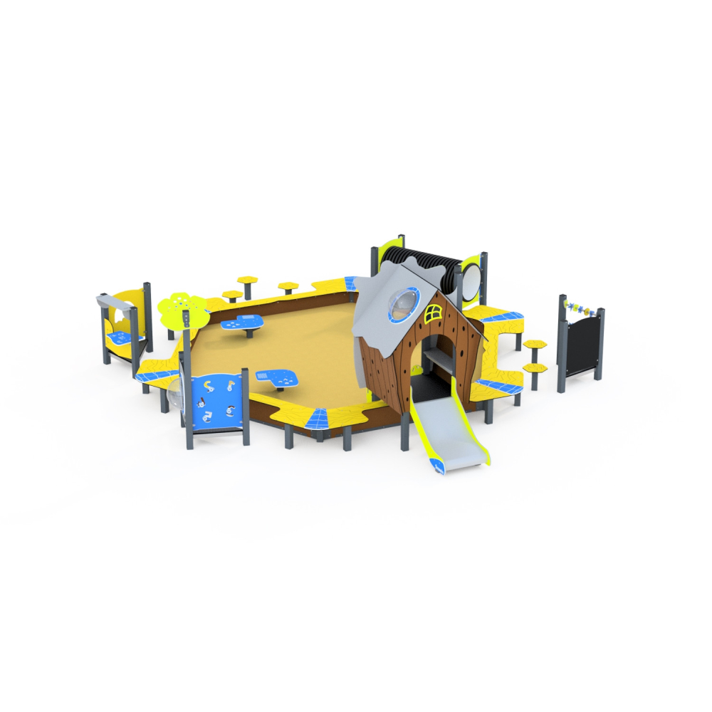 P3226 - Piaskownica z panelami edukacyjnymi