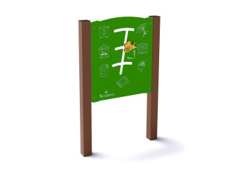 Panel Pszczelarz ♿ – edukacyjny panel na plac zabaw dla dzieci
