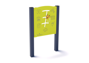 Panel Pszczelarz ♿ – edukacyjny panel na plac zabaw dla dzieci