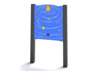 Panel edukacyjny P3813 - Planety ♿ na plac zabaw dla dzieci