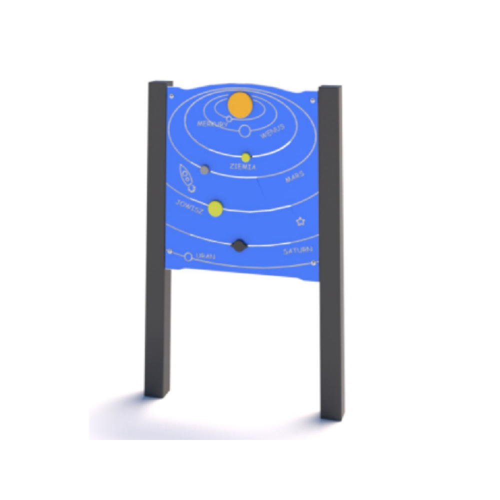 Panel edukacyjny P3813 - Planety ♿ na plac zabaw dla dzieci