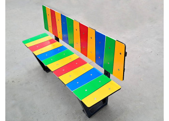 P8003 Ławka Color HDPE | Starmax