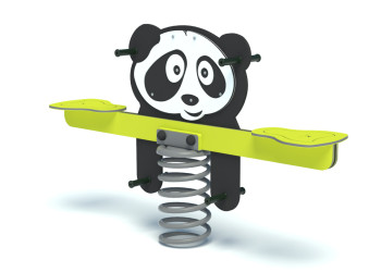 Bujak podwójny na sprężynie PANDA – bezpieczna zabawa dla dzieci