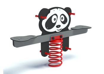 Bujak podwójny na sprężynie PANDA – bezpieczna zabawa dla dzieci