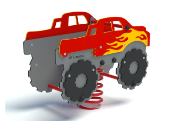 Bujak na sprężynie MONSTER TRUCK – trwały i bezpieczny sprężynowiec