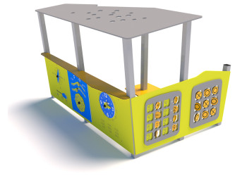 Domek edukacyjny ♿ P3505 – nowoczesny panel na plac zabaw dla dzieci