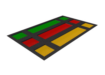 ZESTAW 12 kolorowe trampoliny | Starmax