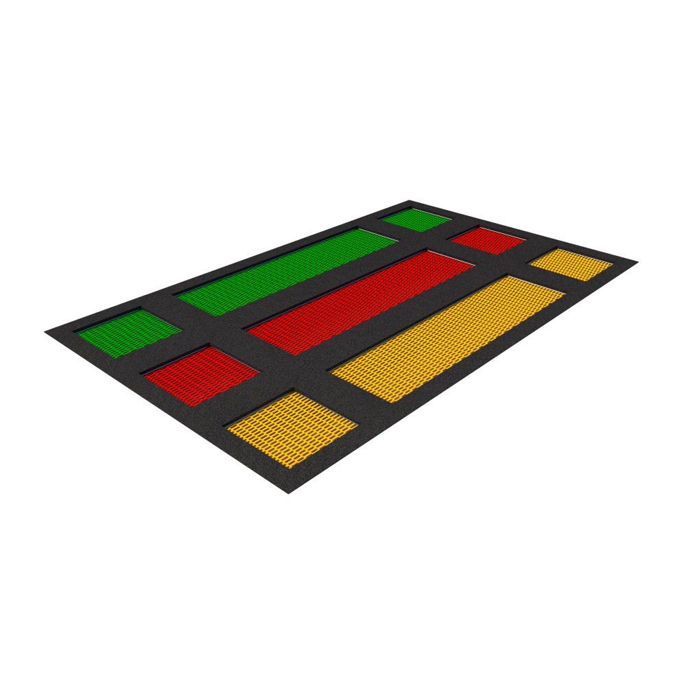 ZESTAW 12 kolorowe trampoliny | Starmax