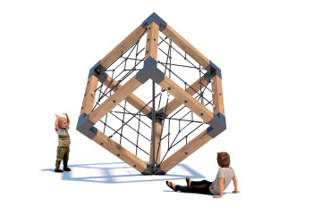 P5040 – Cube na wierzchołku – drewniany tor w kształcie sześcianu | Starmax