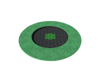 Trampolina ziemna ŚREDNI KRATER na plac zabaw | Starmax