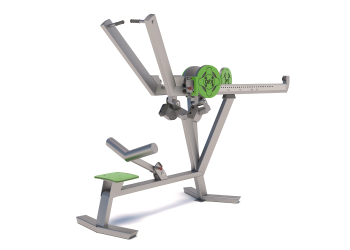 Trening pleców na siłowni plenerowej - Lat Pulldown