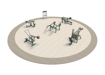 Zestaw ProGym SET-OF-5 – Profesjonalna siłownia plenerowa | Starmax
