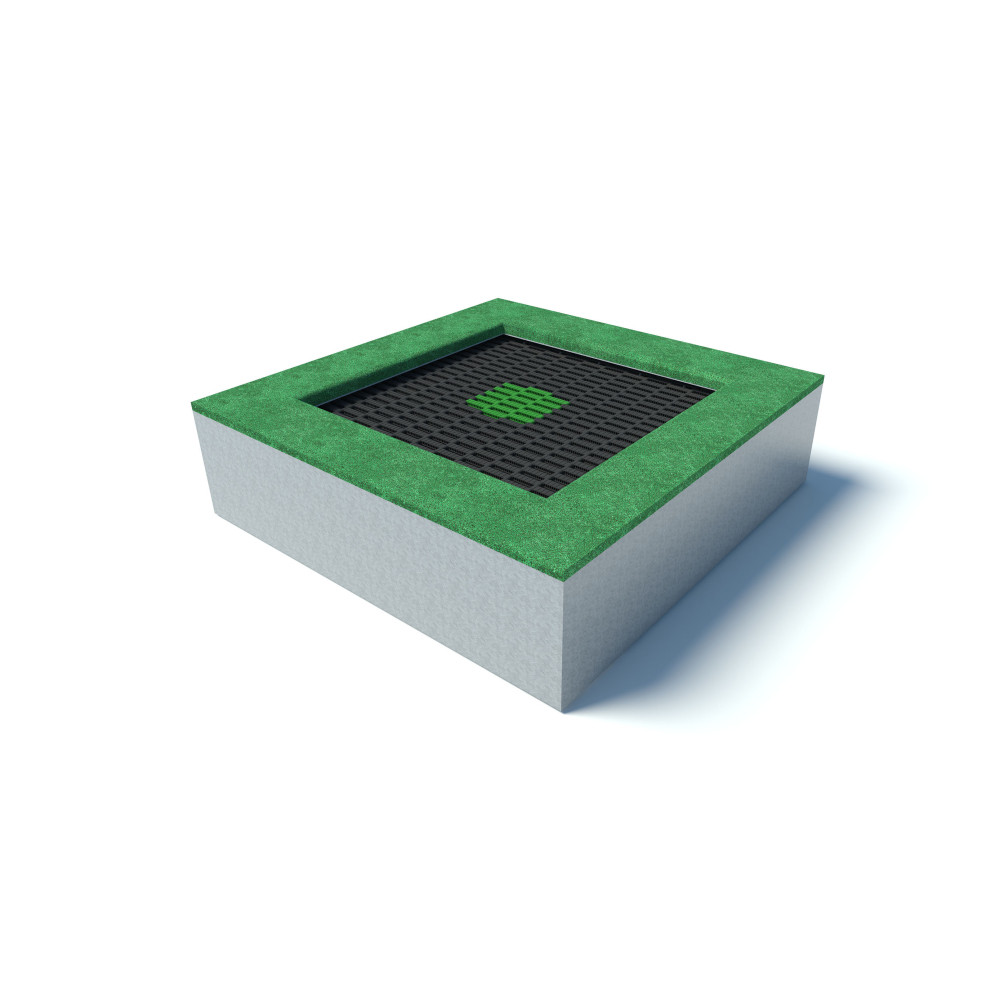Trampolina ziemna na plac zabaw MAŁA 104X104cm