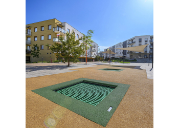 Mini trampolina ziemna na plac zabaw | Starmax