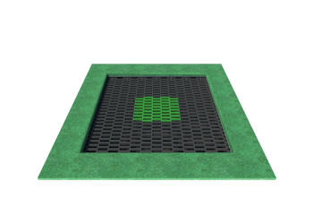 Trampolina ziemna na plac zabaw ŚREDNIA | Starmax