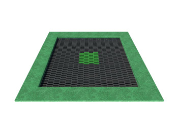Duża trampolina ziemna na plac zabaw | Starmax